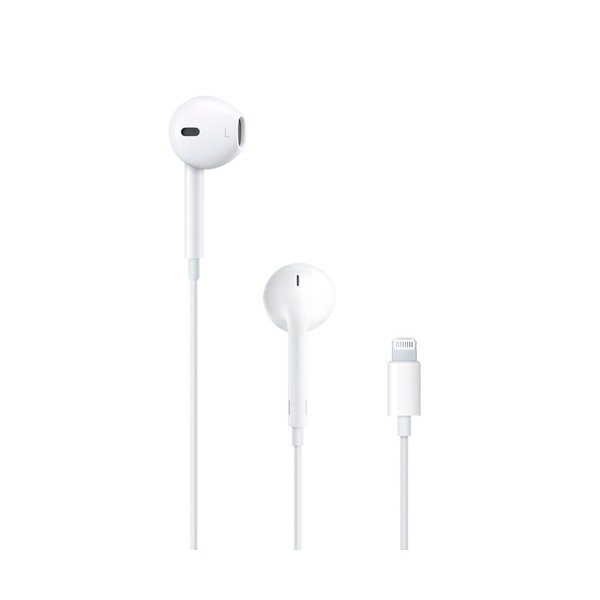 Apple mmtn2zm/a earpods blancos auriculares con tapón anatómicos micrófono integrado conector lightning alta calidad