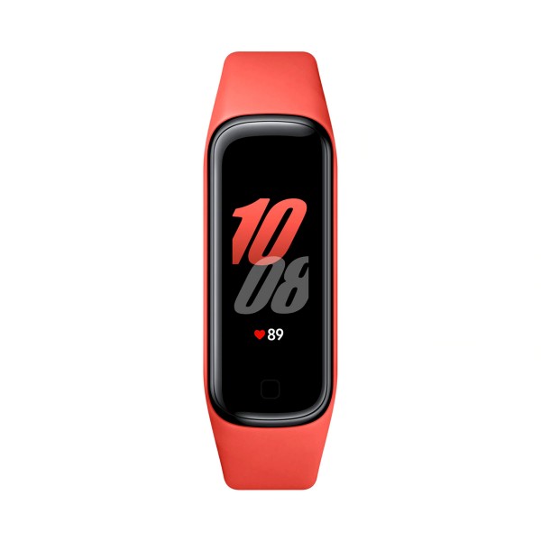 Samsung galaxy fit 2 rojo pulsera de actividad gps frecuencia sueño sumergible 5atm